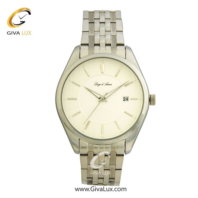 ساعت مچی اورجینال مردانه LdA | لوئیجی د آنا | Luigi d'Ana نقره ای | نقره ای| سفید| کد رفرنس 2360